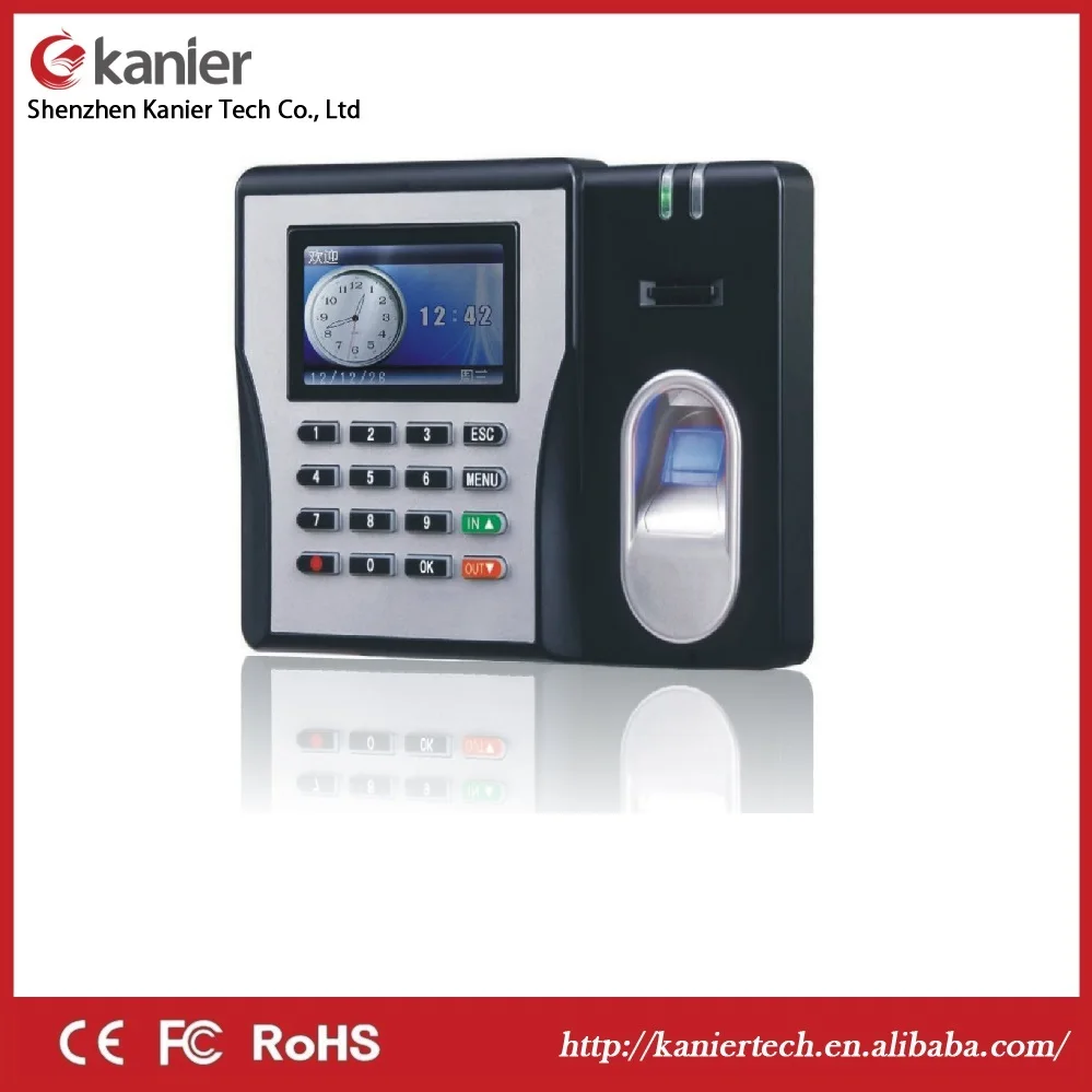 

Biometric Fingerprint Time Attendance Clock Recorder Employee Digital Electronic English Spanish Portuguese Voice Reader Machine