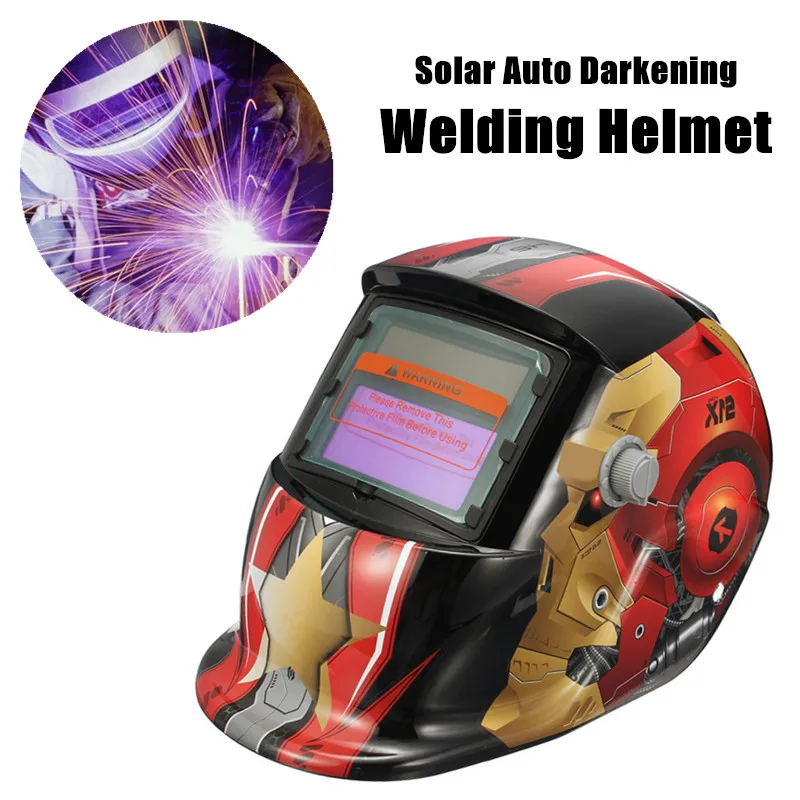 

FOEGELO Solar Auto Darkening Welding Welders Helmet Tig Mask Grinding Welders Masks Outer Control Stepless Shift Welding Helmets