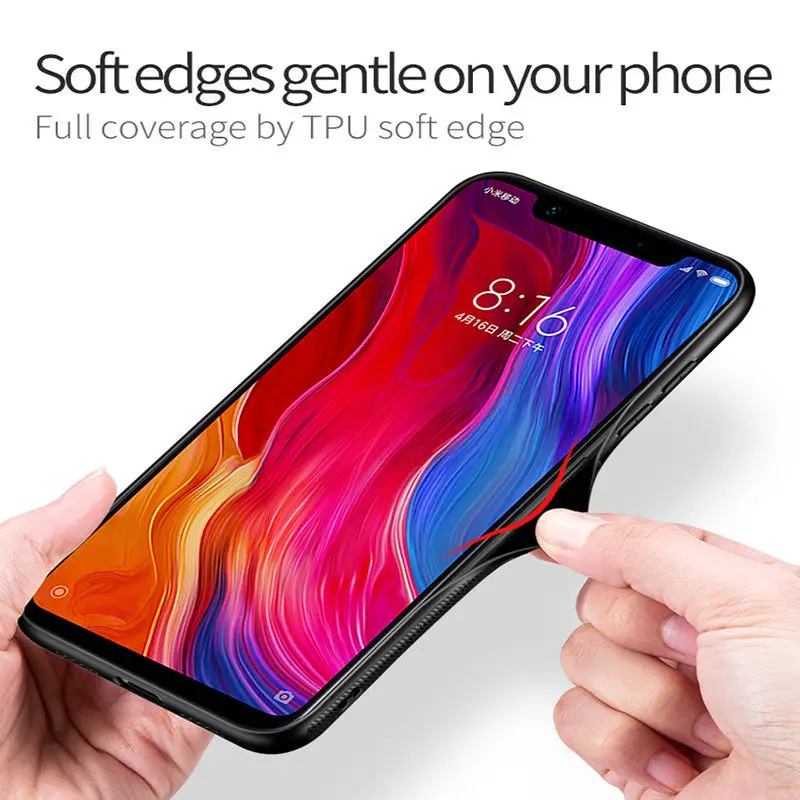 Тонкий Стеклянный чехол для Xiaomi mi A1 A2 Lite 8 SE mi Play mi x 2S Max 3 Pocophone F1 для Red mi 6A S2 Note 6 Pro 5 Plus 4X жесткий чехол