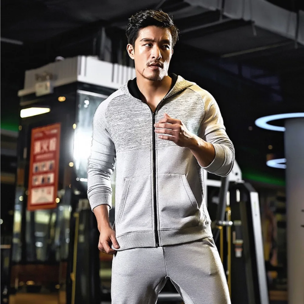 SY95105 Running Jacket Men Sports Jersey Hoodie Men's Fitness Coat