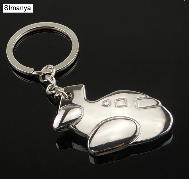 

Key Holder 3D Stereoscopic Aircraft model Keychain Car Key Chain Key Ring plant Keychain For Promotional Gift wholesale K1007