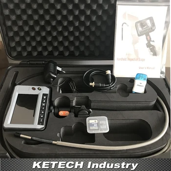

Handheld 4.3''LCD Industry Video Borescope OD 5.3mm Two-way Turnround Industrial Inspection Cam DR4553T