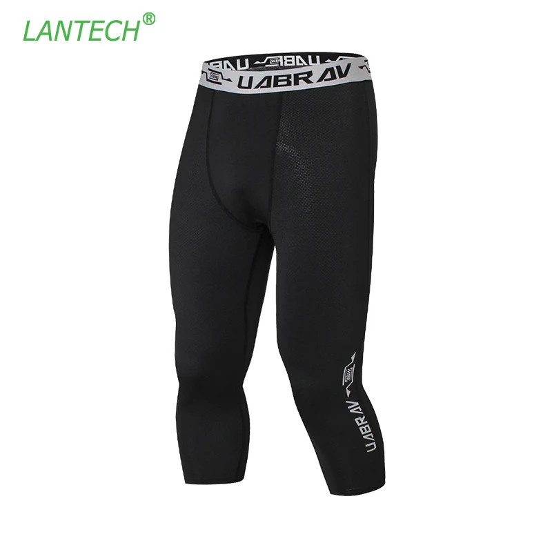 LANTECH мужские длинные штаны для бега 3/4 Спортивная одежда занятий спортом фитнесом