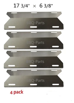 

BBQ Parts 91231(4-pack) Porcelain Steel Heat Shield Replacement for Costco Kirland, Glen Canyon, Jenn-air, Nexgrill, Sterling