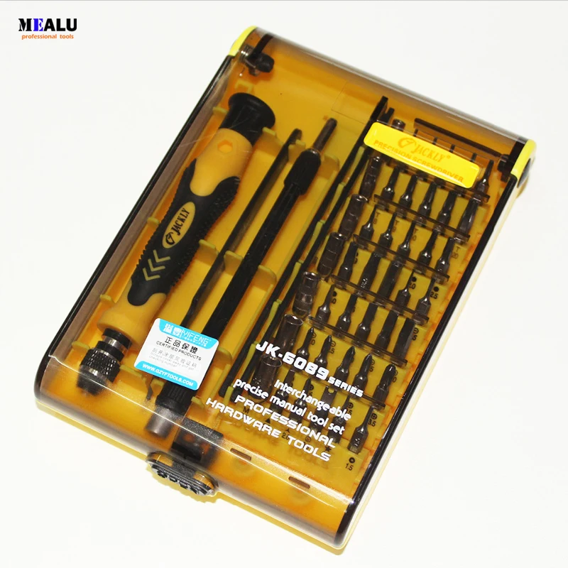 

45 in 1 Multifunctional Tools Screwdriver Kit with Tweezers Hard Extension Bar For Repair Mobile,Phone,Home Use Hand Tools 6089B
