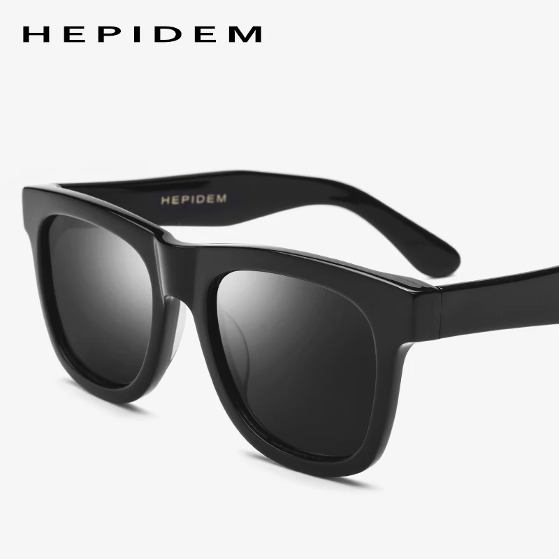

Acetate Oversize Polarized Sunglasses Women Gentle Brand Designer Female Fashion Full Korea Square Sun Glasses for Men HBYJ01