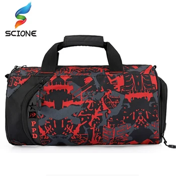 

6Color Outdoor Large Capacity Sport Gym Bags High Quality Waterproof Nylon Fitness Duffel Tote Travel Shoulder Handbag J17