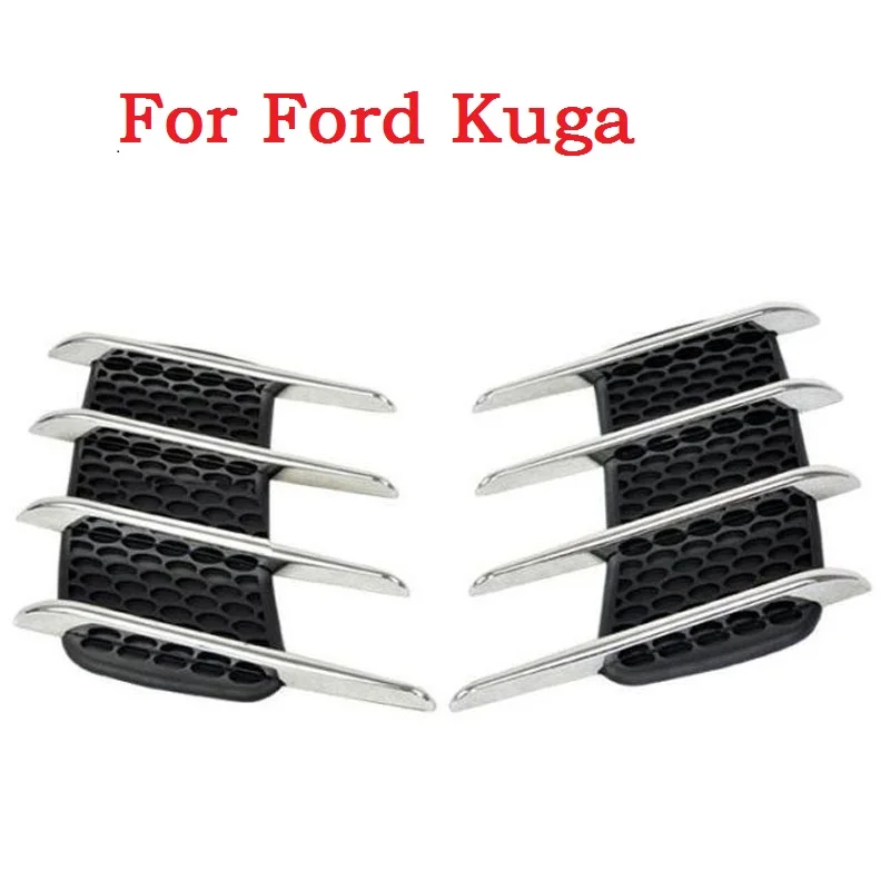 

a pair Car Shark Gills Outlet Stickers Simulation Vent False Fender Air Outlet Side Decorative Modification for Ford Kuga