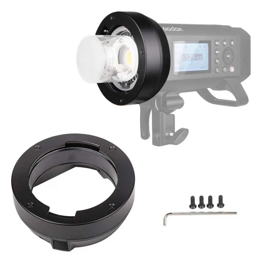 Godox AD400Pro Flash Broncolor Монтажное кольцо адаптер для бронзовых аксессуаров|Аксессуары
