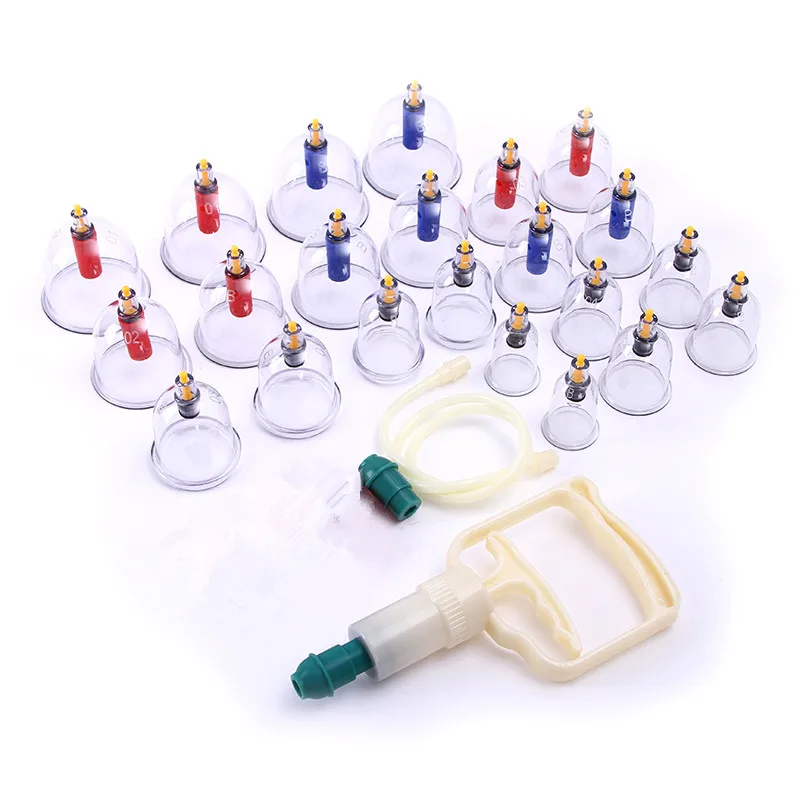 32 pieces Suction Cups jar Acupunture Vacuum Cupping Set Massager plastic vacuum suction therapy cupping set cans for massage 32 pieces Suction Cups jar Acupunture Vacuum Cupping Set Massager plastic vacuum suction therapy cupping set cans for massage