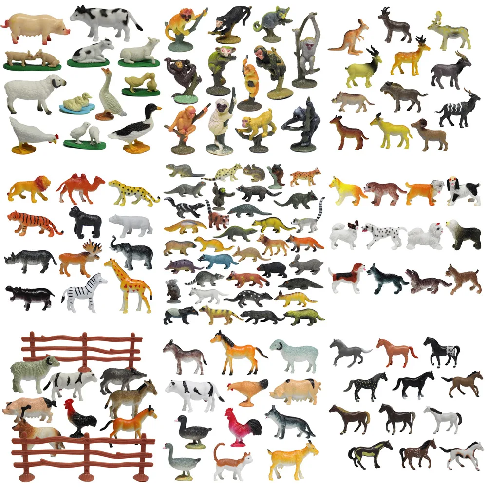 

NEW Marine organism Models figures figurines small plastic Simulation Crab Sea Life turtle Shark penguin Early education toys