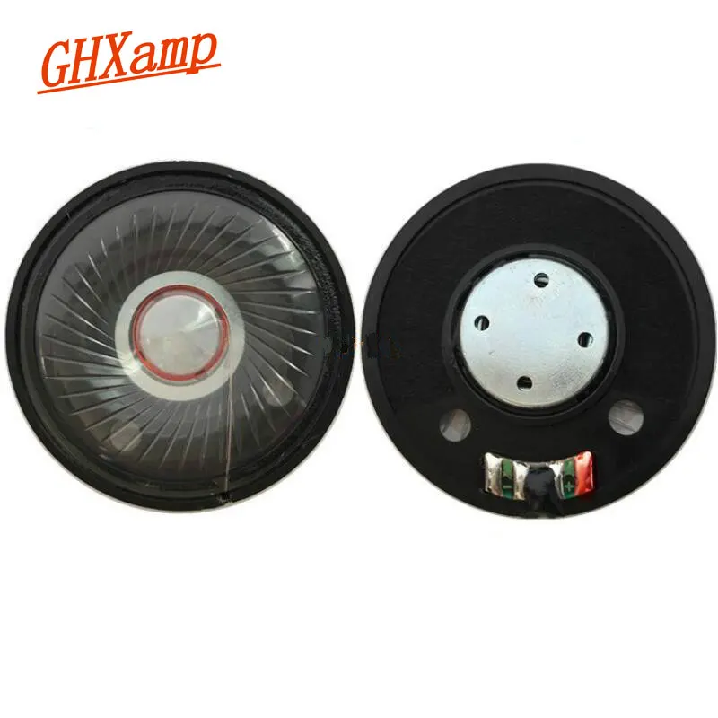 

GHXAMP 50mm Headphone Speaker Headset Driver 32Ohm 112db HIFI 2019 Speaker Repair Parts For Headphones 2pcs