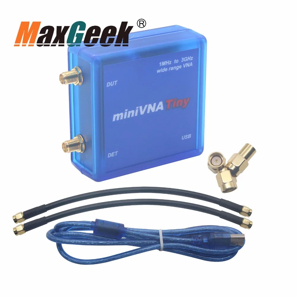 Maxgeek VNA 1M 3GHz Векторный сетевой анализатор набор miniVNA Tiny VHF/UHF/NFC/RFID RF антенный
