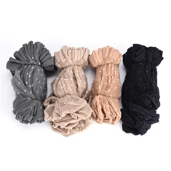 

10 Pair Breathable Summer Sexy Black Skin Socks Pure Color Dots Women Girls Nylon Socks