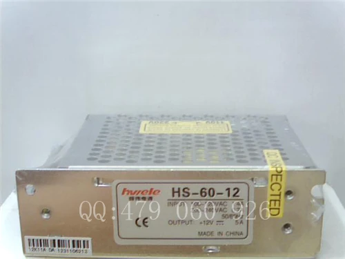 

[JIYUAN] Heng Wei switching power supply HS-60-12 12V5A --3PCS/LOT