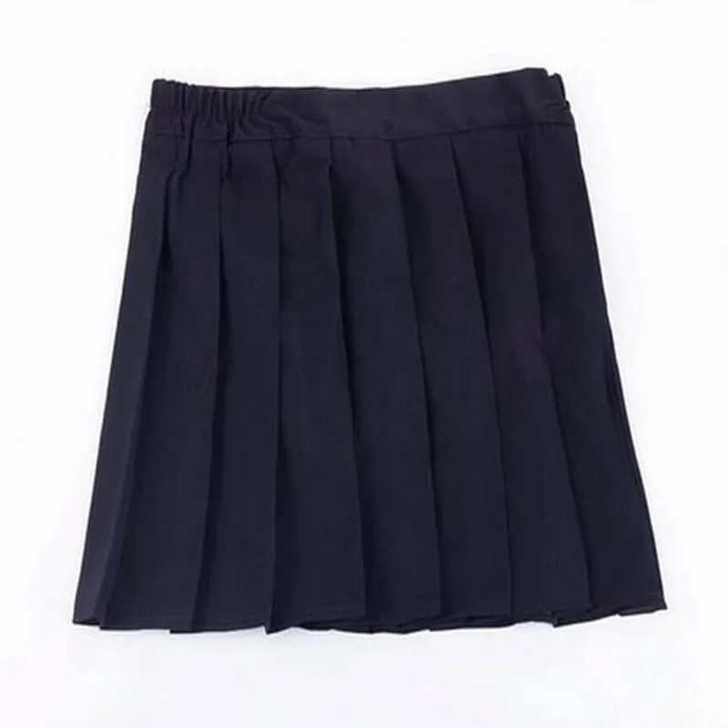 Горячее предложение высокое японское школьница Плиссированные Юбки JK студент плиссированная юбка Косплэй школьная форма юбка S002