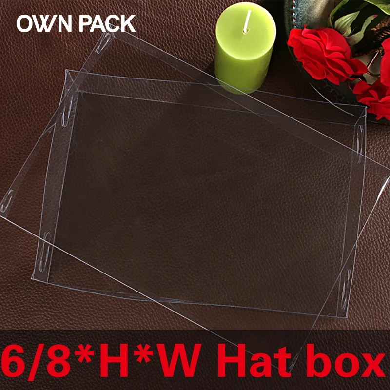Direct Selling Clear Box 10pcs/lot 6*h*w Hat Box / Display Case / Gifts