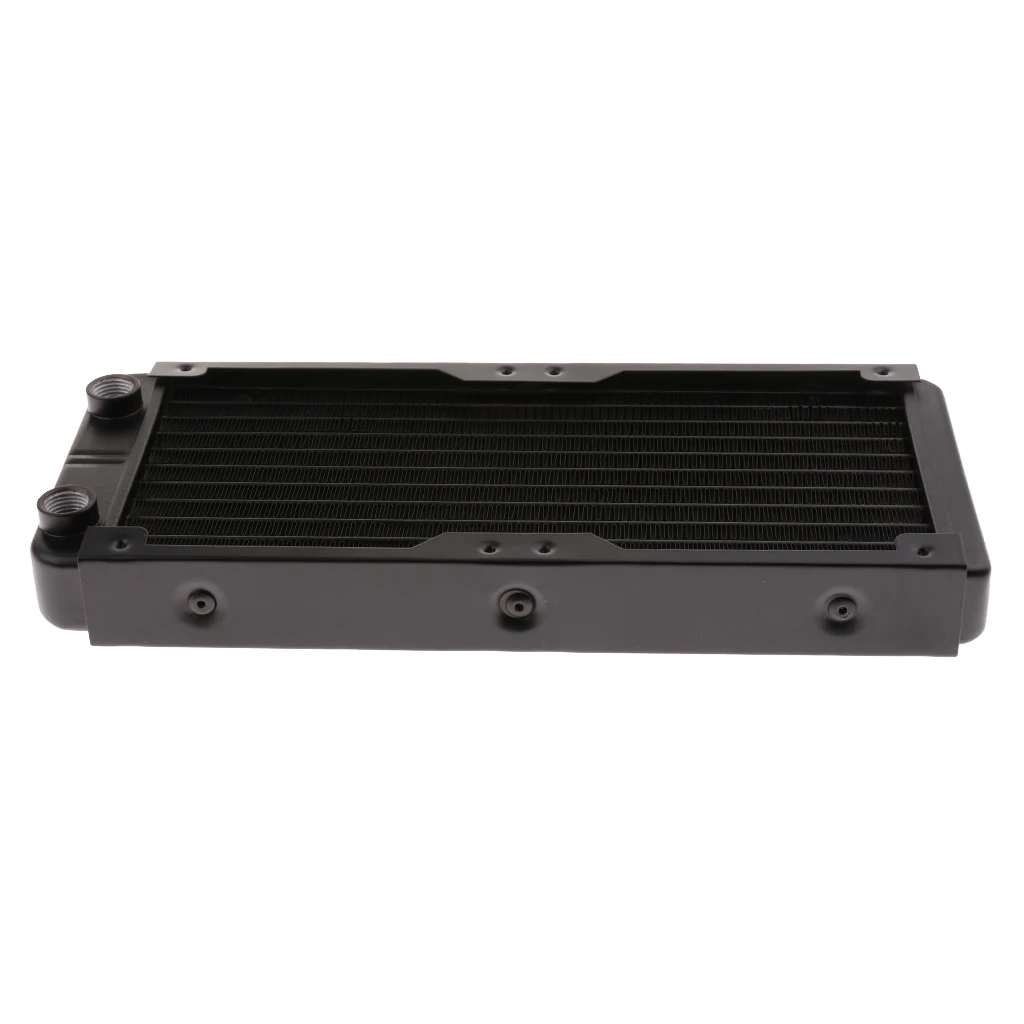 240mm 10Pipe Computer Radiator Water Cooler for CPU Heatsink Aluminum Screw Fans & Cooling 