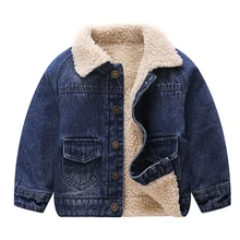 Зимнее пальто для девочек; ковбойская куртка для маленьких мальчиков; детская бархатная куртка с вышитыми крыльями; детская куртка-бомбер с дырками на спине для детей 1-5 лет