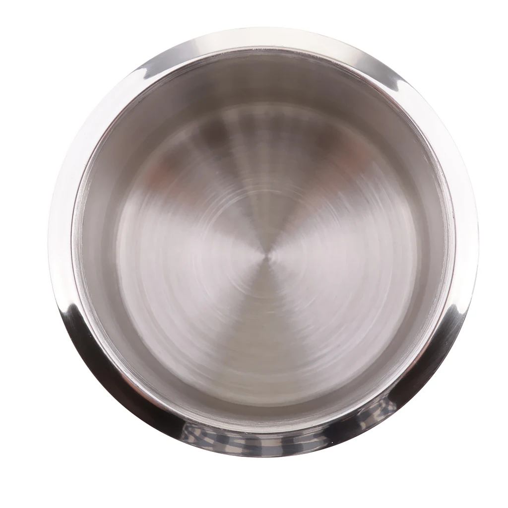 4 Pieces Stainless Steel Cup Drink Holders Recessed Cup Holder RV for Marine Boat Yacht RV Camper Truck - 68x55mm