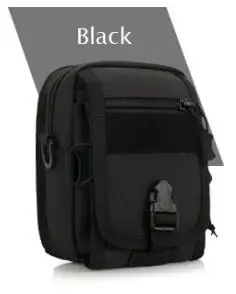 black Molle Тактическая Военная Сумка для альпинизма, слинг на одно плечо, нагрудная сумка для велоспорта, рыбалки, походов, рюкзак, сумка - Цвет: black