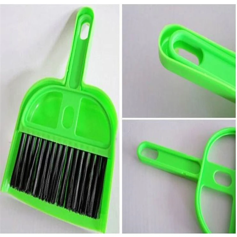 2pcs/lot Desktop cleaning brush Mini Desktop Scan Keyboard brush With a small broom suit Household cleaning products Portable