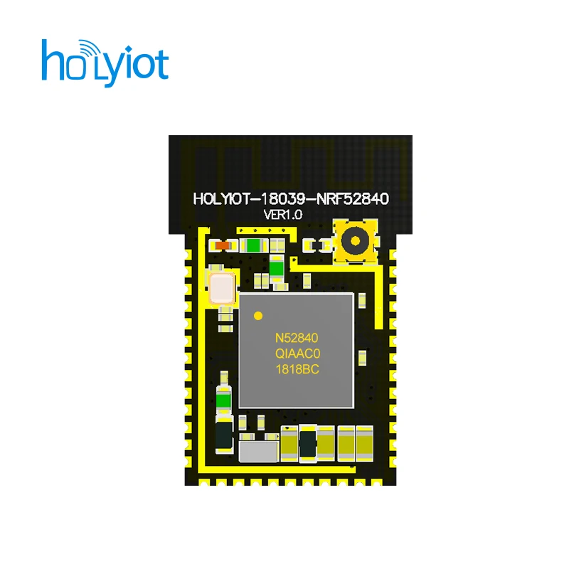 Скандинавский nRF52840 модуль Bluetooth с низким энергопотреблением и дальностью 500 метров bluetooth 5,0, PCB& антенна IPX