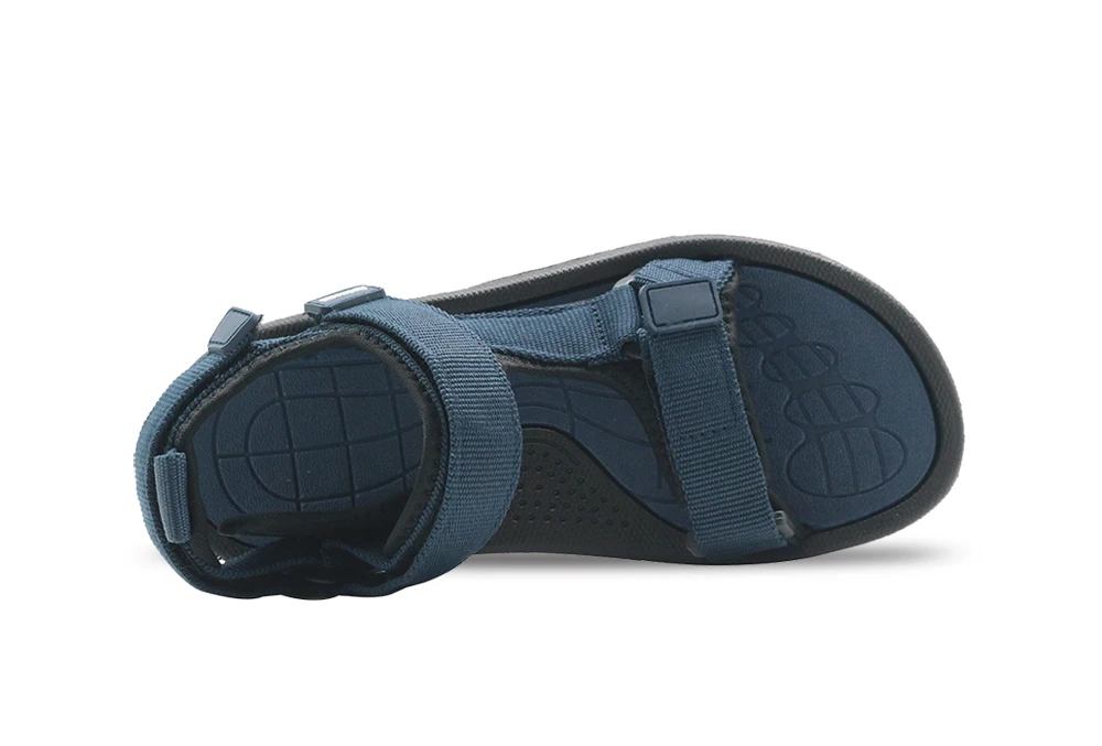 Apakowa Unisex Little Kid Boys Girls Summer Peep-Toe Beach Walking 3 Strap Sport Sandals Child Washable Quick Drying Water Shoes