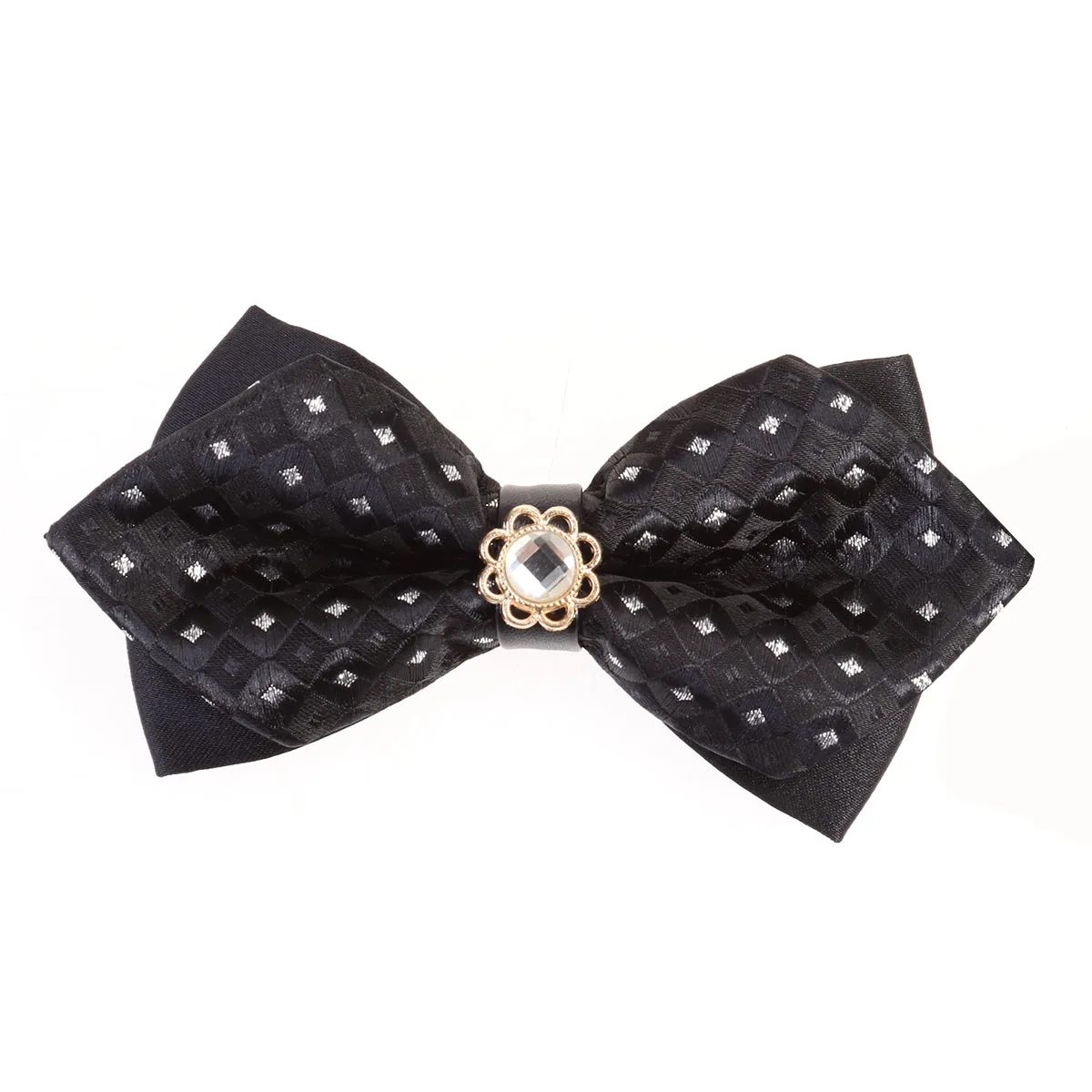 New Fashion Men Rhinestone Bow Tie Party Banquet Bowtie Wedding Accessories