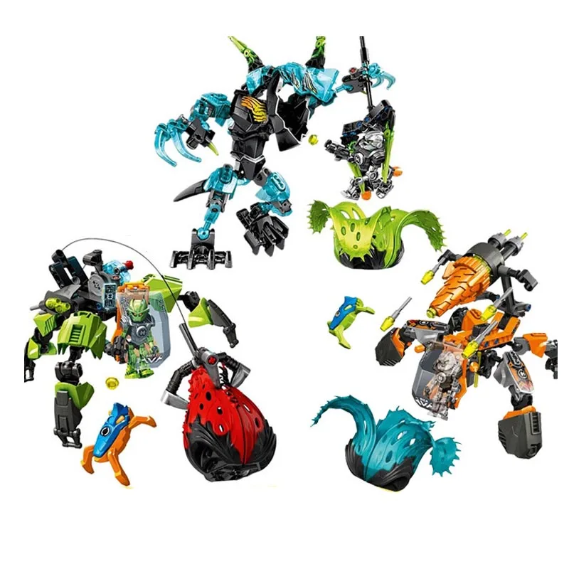 

Hero Factory Series Figures Tunneler Beast Assembling robots Building Block Toys Educational Toys Compatible With Legoing