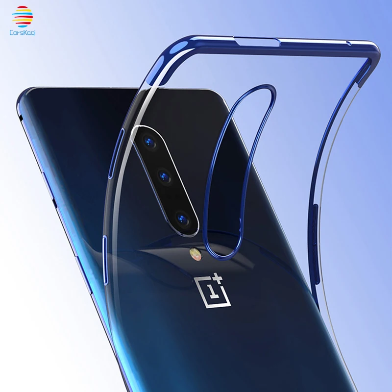 

Plating Soft Clear Phone Cover For OnePlus 7 7Pro Pro 1+7 Pro Cases For OnePlus 6 6T 1+6T 1+6 One Plus One + Back Soft TPU Case