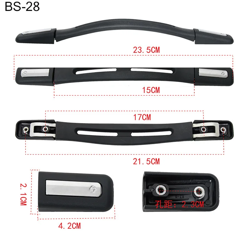 BDTHOO 23,5 см замена чемодан ручка коробки запчасти сцепление запасных Fix держатели тянуть ремень для переноски интимные аксессуары
