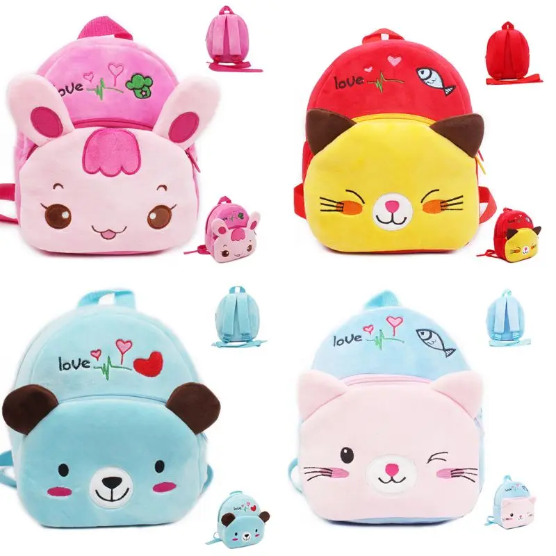 

Fashion Cute Baby Toddler Kids Child Mini Lovely Animal Backpack Schoolbag Shoulder Bag Rucksack Casual Bookbag New 4 Styles