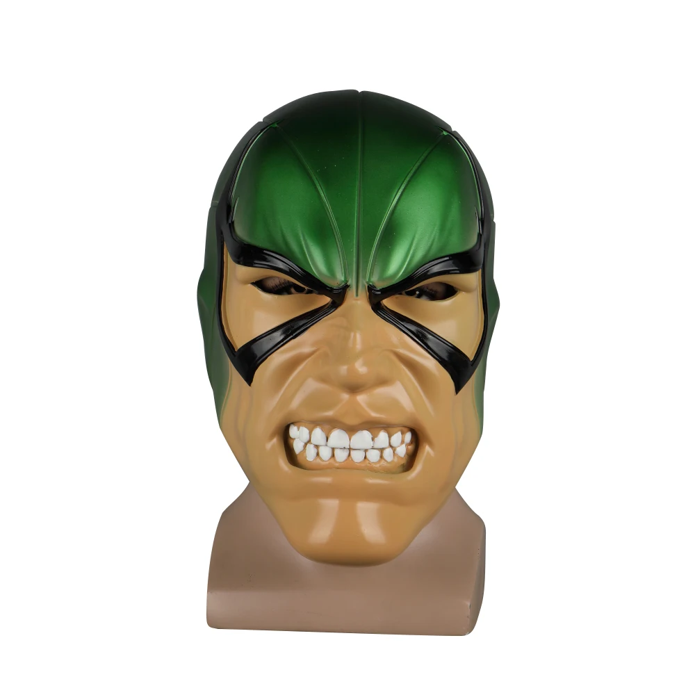 Spiderman Latex Mask PVC Scorpion Marvel Villain Masks Helmet MacDonald Mac Gargan Cosplay Prop Halloween Party (2)