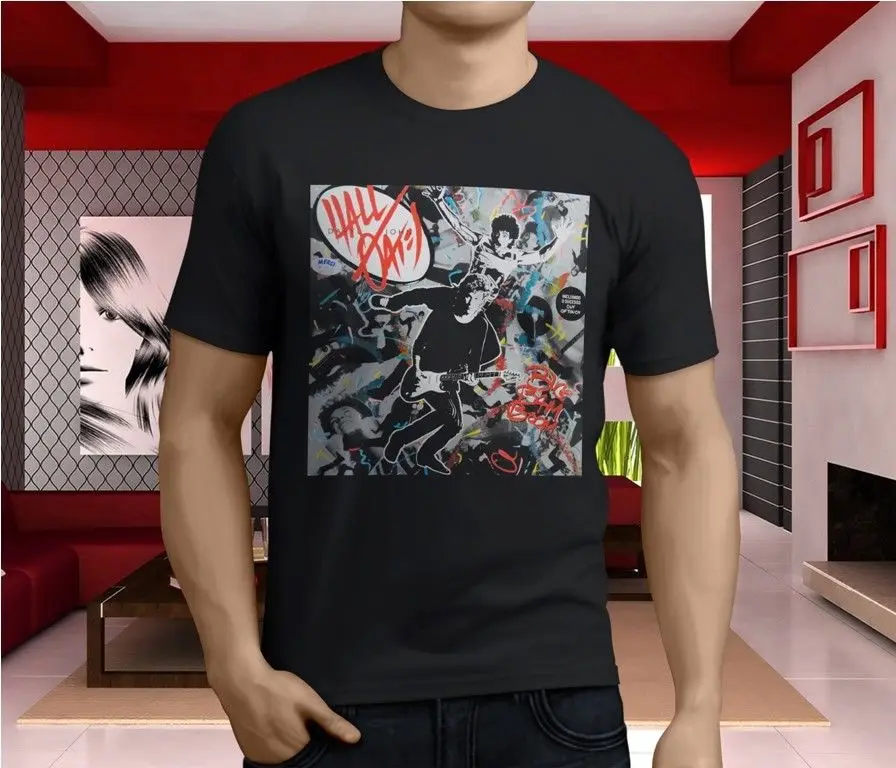 Новый зал И Оутс из touch POP классический певица Для мужчин черный футболка S-3XL |