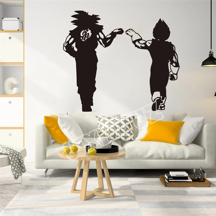 

Dragon Ball Z Wukong Wall Decal Manga Dragon Ball Japanese Anime Saiyan Art Decor Removable Vinyl Wall Sticker Poster A160