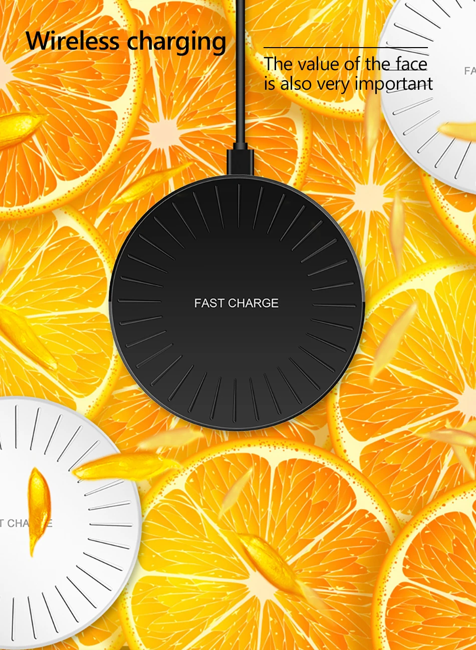 !ACCEZZ Mini 7.5W 10W Fast Qi Wireless Charge For iPhone X 8 8 Plus Quick Charging For Samsung Galaxy Note 8 5 Universal Charger (1)