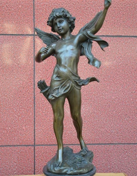 

Art Deco Sculpture Angel Ajier Bronze Statue