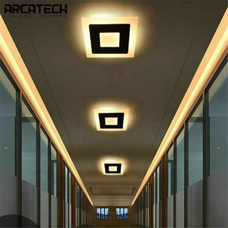 

Led Ceiling Lights Modern Lamp AluminumLighting Fixture Living Room Bedroom Restaurant Dining Room Light AT-75