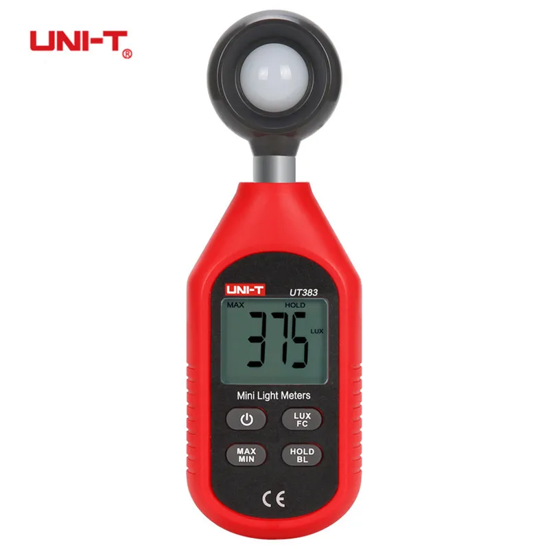 UNI T UT383 Цифровой Люксметр Light Meter Lux ФК люминометр тестер инструмент удержания