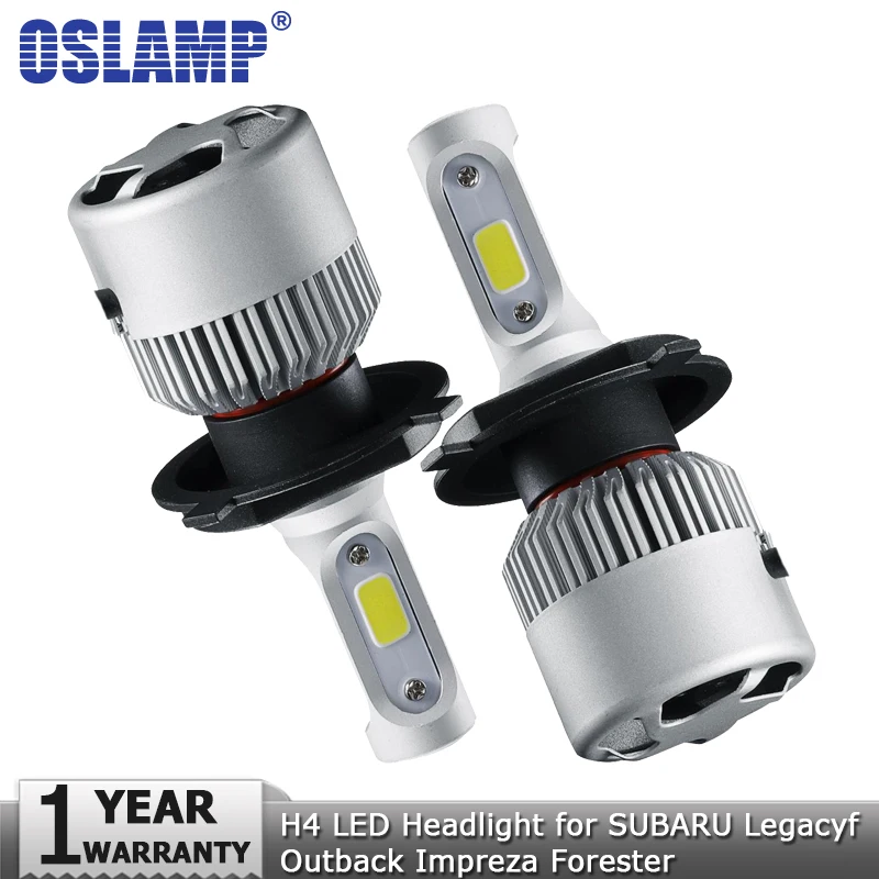 Oslamp H4 светодиодные лампы для фар Hi lo Beam автомобильные лампочки 72 Вт 8000lm