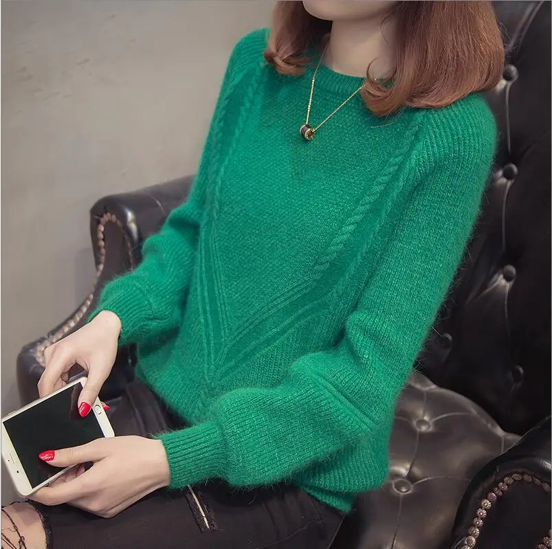

women casual knitwear 2019 autumn pullover o round neck long sleeve fashion winter casual pullovers