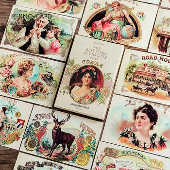 

Postcard 30 Golden Age Boxed Creative Blessing DIY Stationery Gift Cards