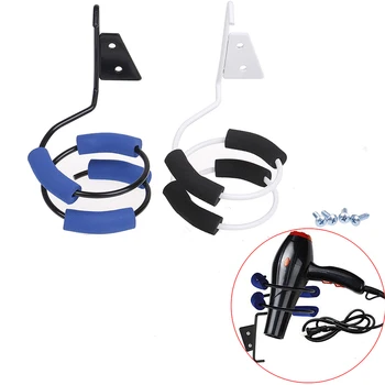 

Pro Salon Hairdressing Aluminum Rack Storage Hairdryer Bathroom Wall-mounted Shelves Wall Hair Dryer Shelf Holder Spiral Stand