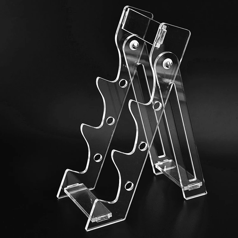 Acrylic Knife Holder Shelf Folding Pocket Knife Storage Stand Display