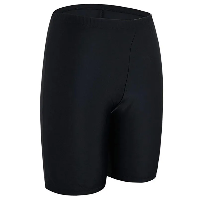 Women Sport Sunscreen Elastic Bathing Bottom Skinny Capris Swim Shorts Trunks Swimming pants 2019 new #2J08 (7)