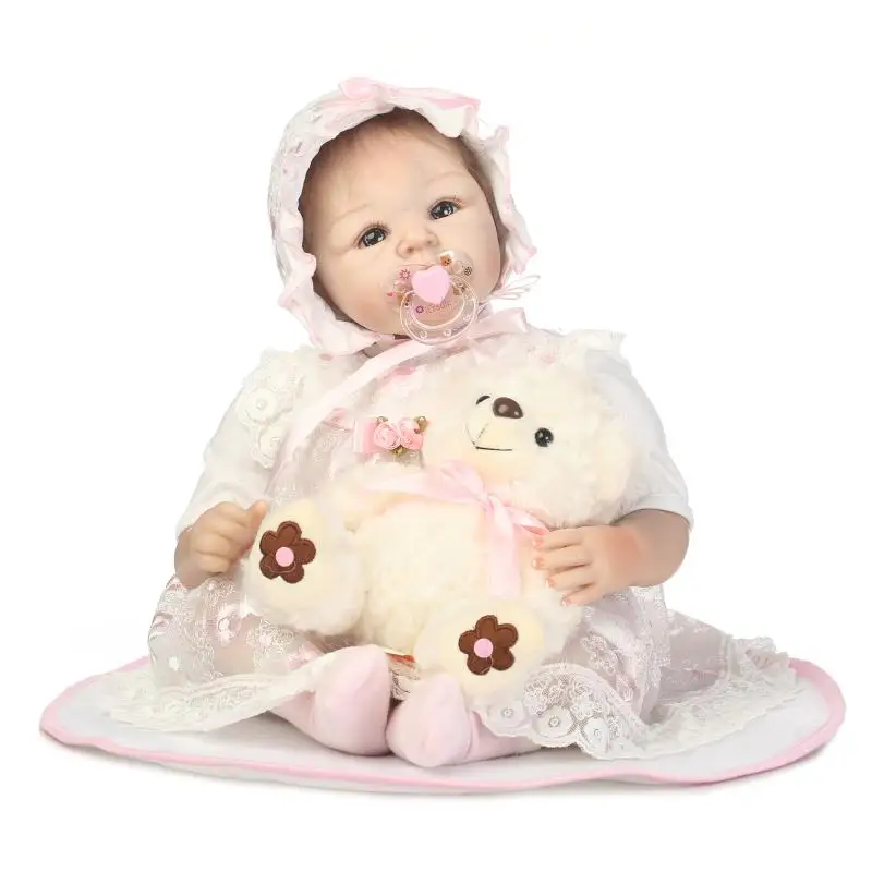 

50CM Collective Reborn Baby Doll Toys Full Silicone Vinyl Babies Girl Action Figure Dolls Accessories For Kids Childern Toy
