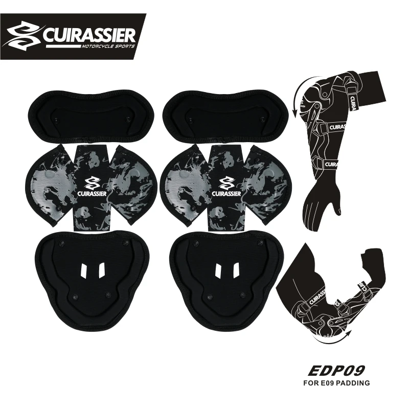 Наколенники Cuirassier EDP09 для мотокросса защитные наколенники 5 цветов|Защитные