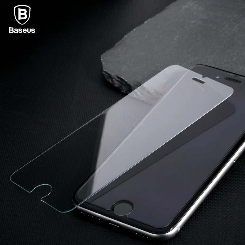 New Arrival Baseus High Transparency Tempered Glass Screen Protector Film For Iphone 7 7 Plus Not