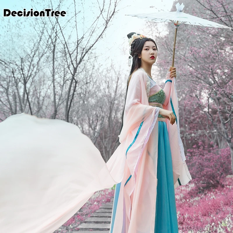

2019 summer halloween costume for kids traditional chinese dance dress ancient costume hanfu for girls kids kid child red woman